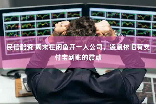 民信配资 周末在闲鱼开一人公司，凌晨依旧有支付宝到账的震动