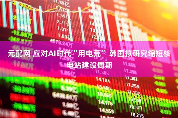 元配网 应对AI时代“用电荒” 韩国拟研究缩短核电站建设周期